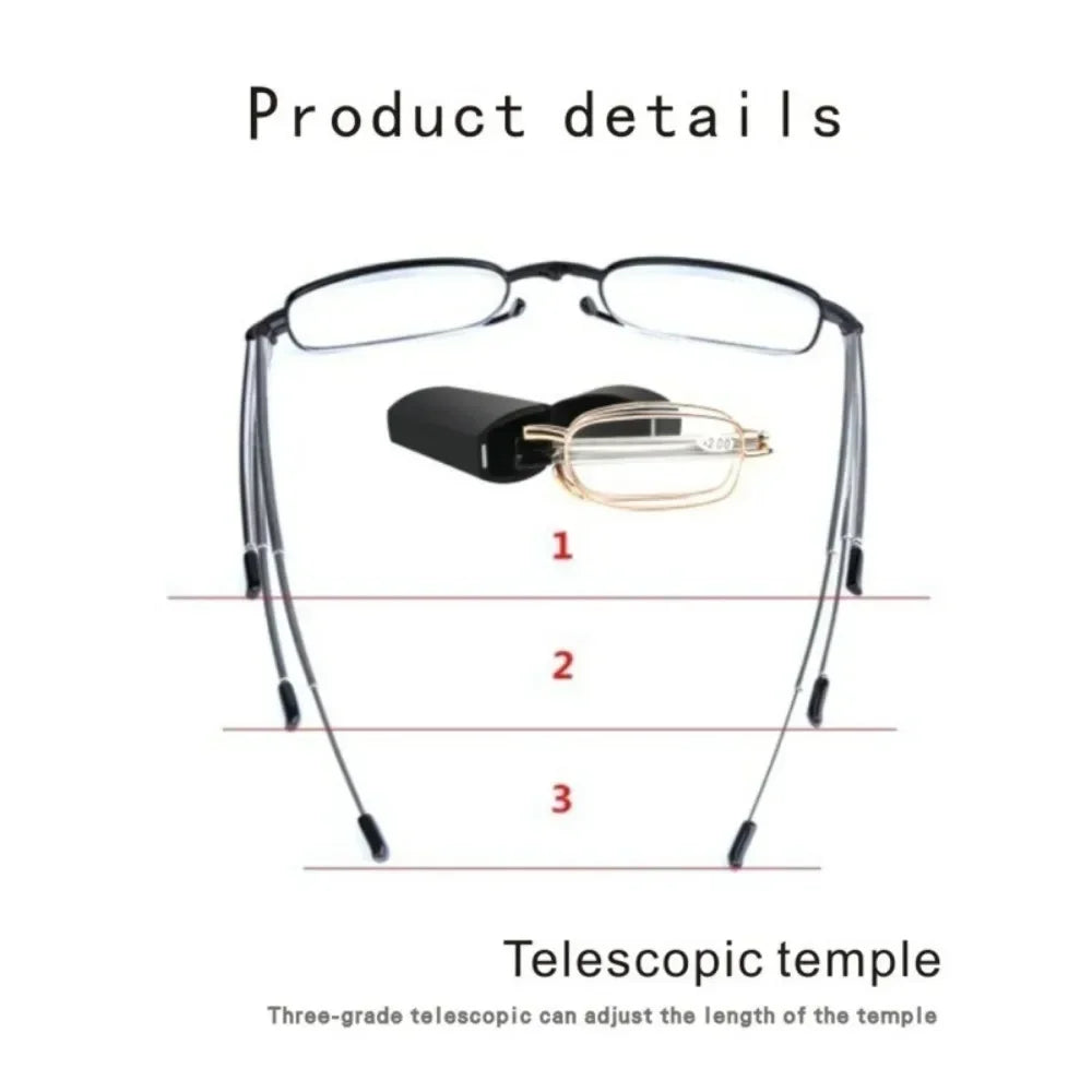 Gift Case Foldable Reading Glasses