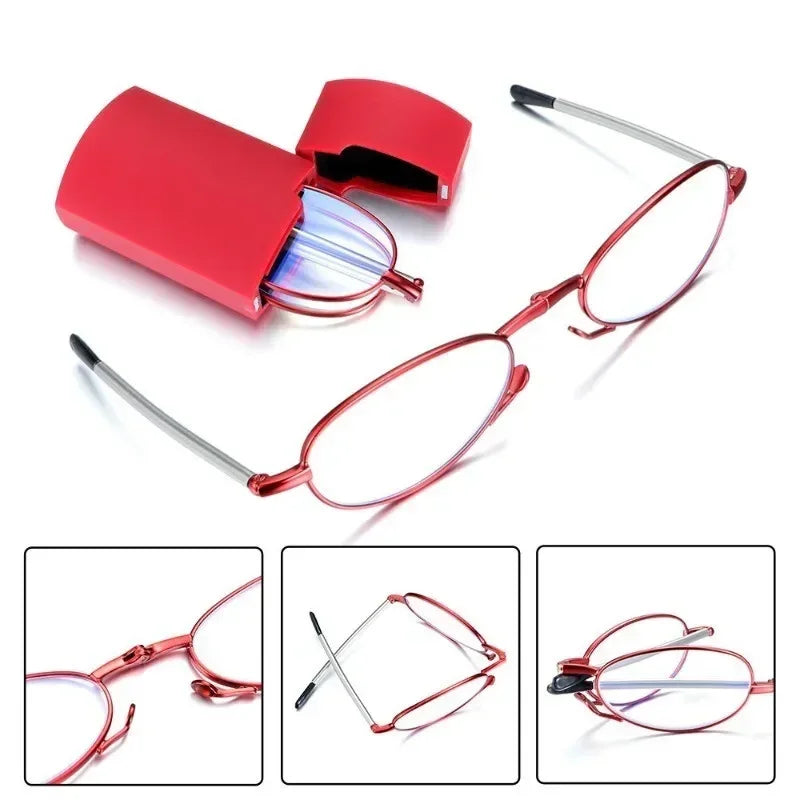 Gift Case Foldable Reading Glasses